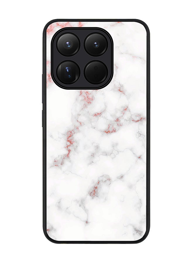 Stylizedd For Xiaomi 15T Case,Slim fit Camera Protection, Shockproof Thin Phone cover  - Marble Print Rose Grey - Image 1